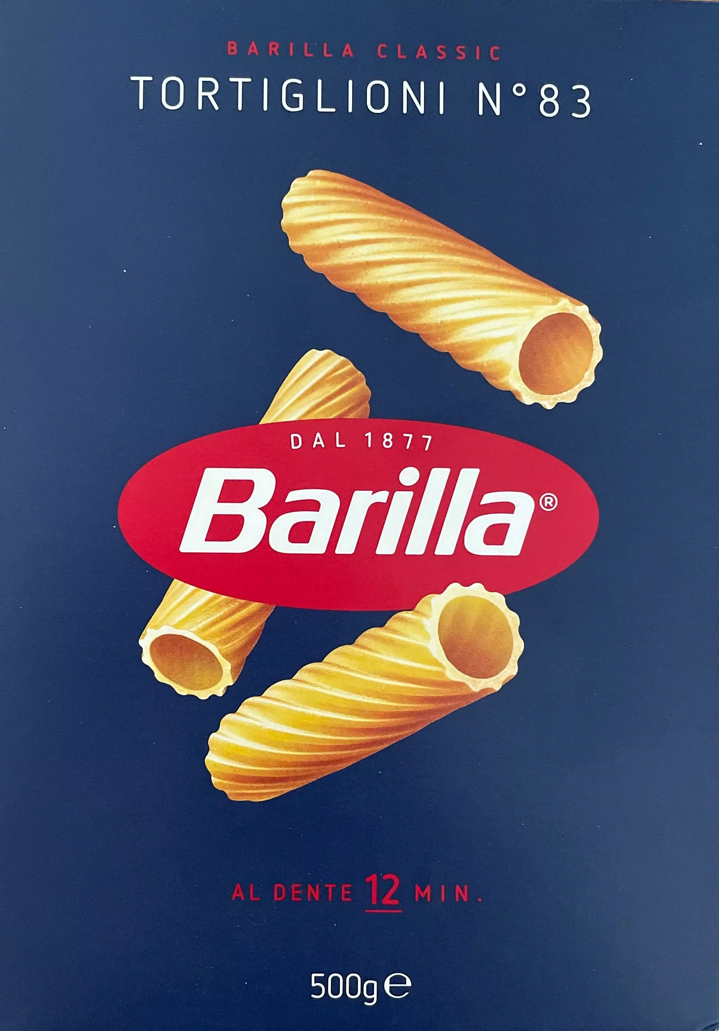 BARILLA TORTIGLIONI #83 500 G