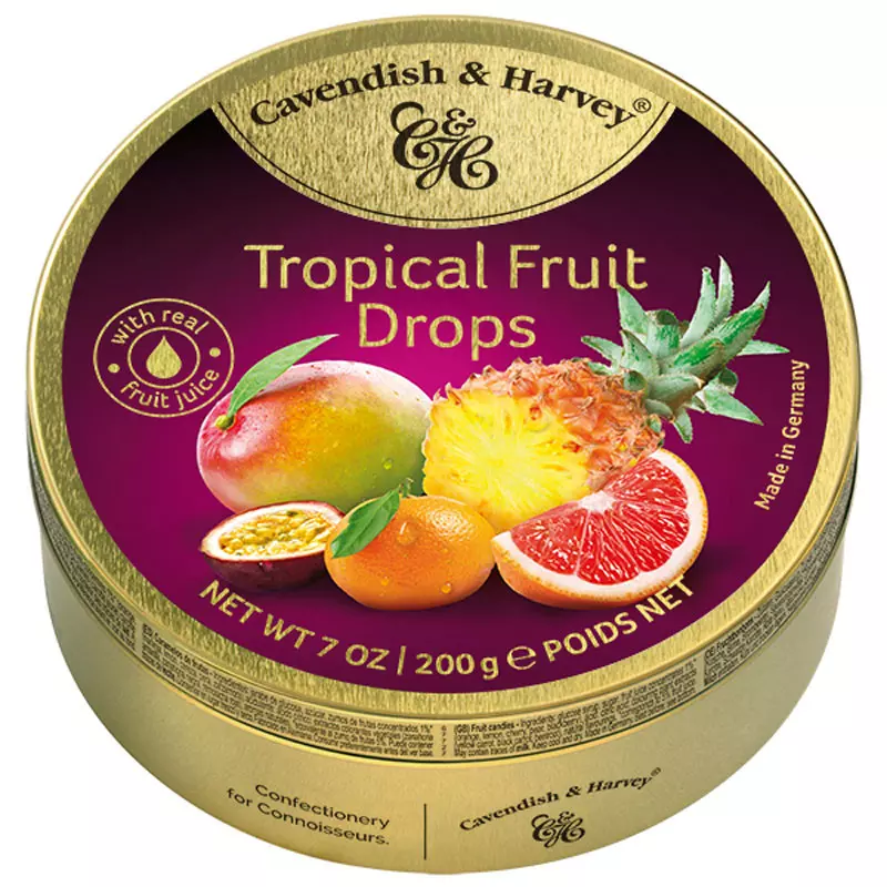 CAVENDISH DROPS TROPICAL FRUIT 200 G