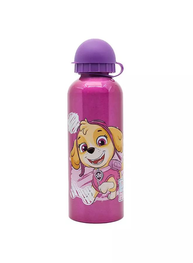 STOR LARGE ALUMINIUM BOTTLE PAW PATROL GIRL 560 ML