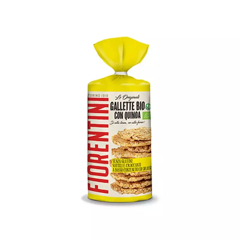 FIORENTINI ORGANIC QUINOA CORN CAKES 120G