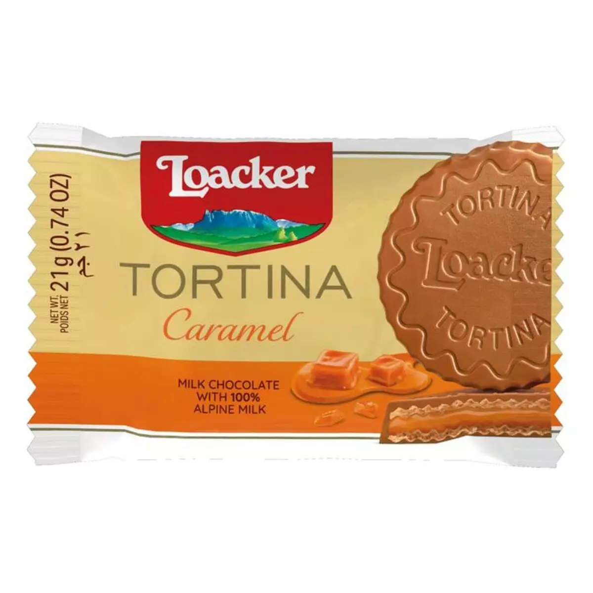 LOACKER TORTINA CARAMEL 21 G