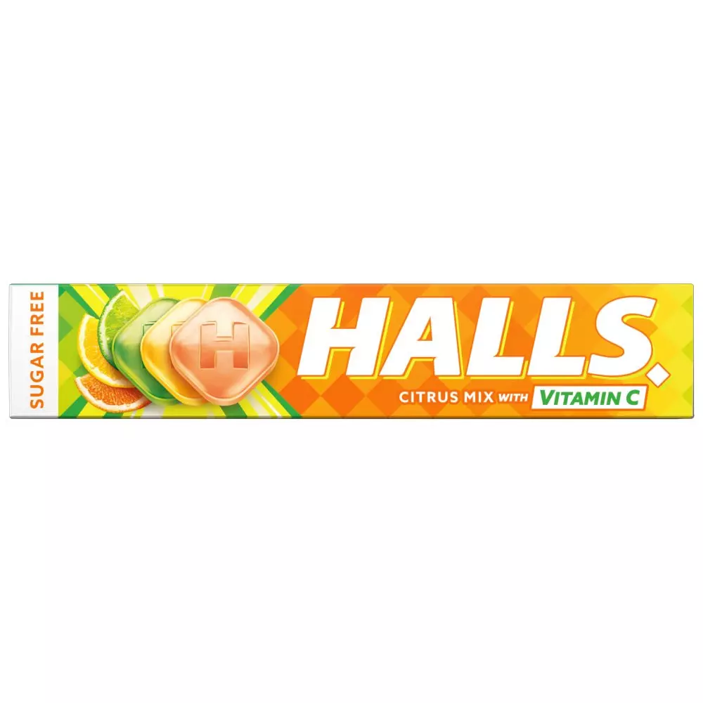 HALLS CITRUS MIX WITH VITAMIN C SF 32 G