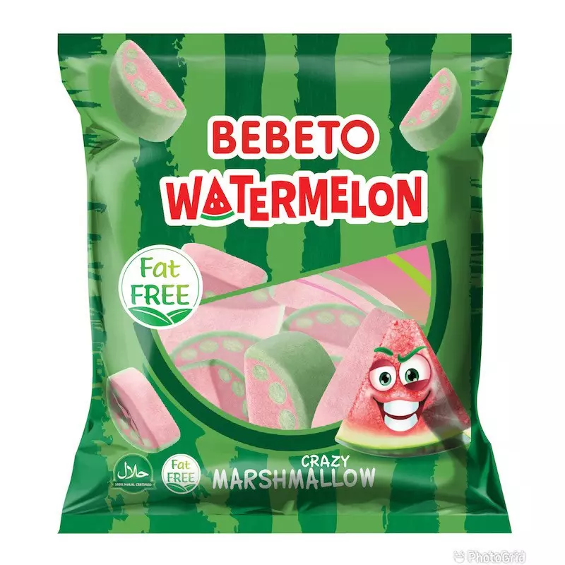 BEBETO WATERMELON MARSHMELLOW 60G