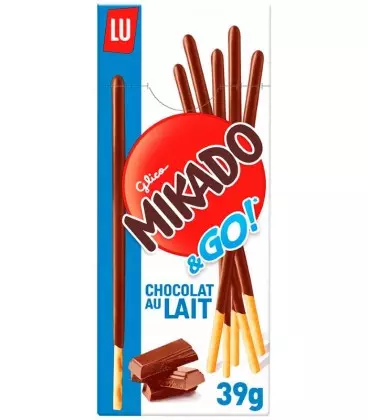 MIKADO & GO MILK CHOCOLATE STICKS 39 G