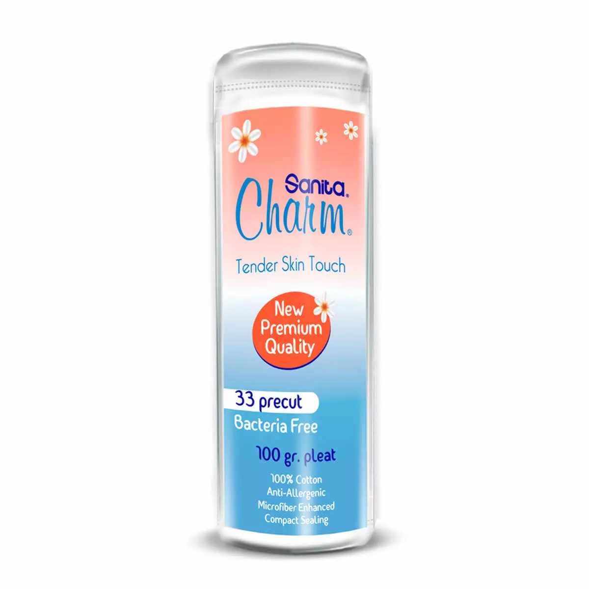 CHARM TENDER SKIN TOUCH 100 GR.PLEAT