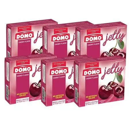 DOMO JELLY CHERRY FLAVOR BEEF 5+1