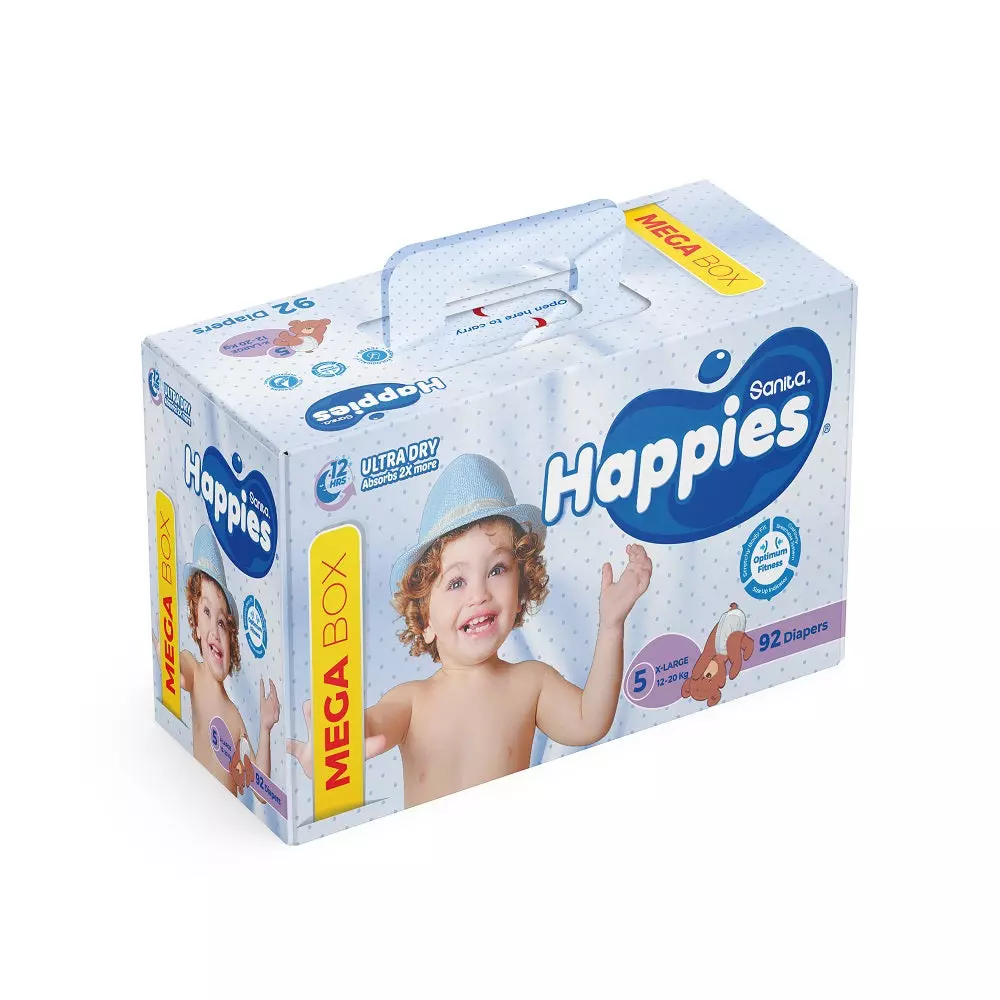 HAPPIES DIAPERS MEGA BOX *92 #5
