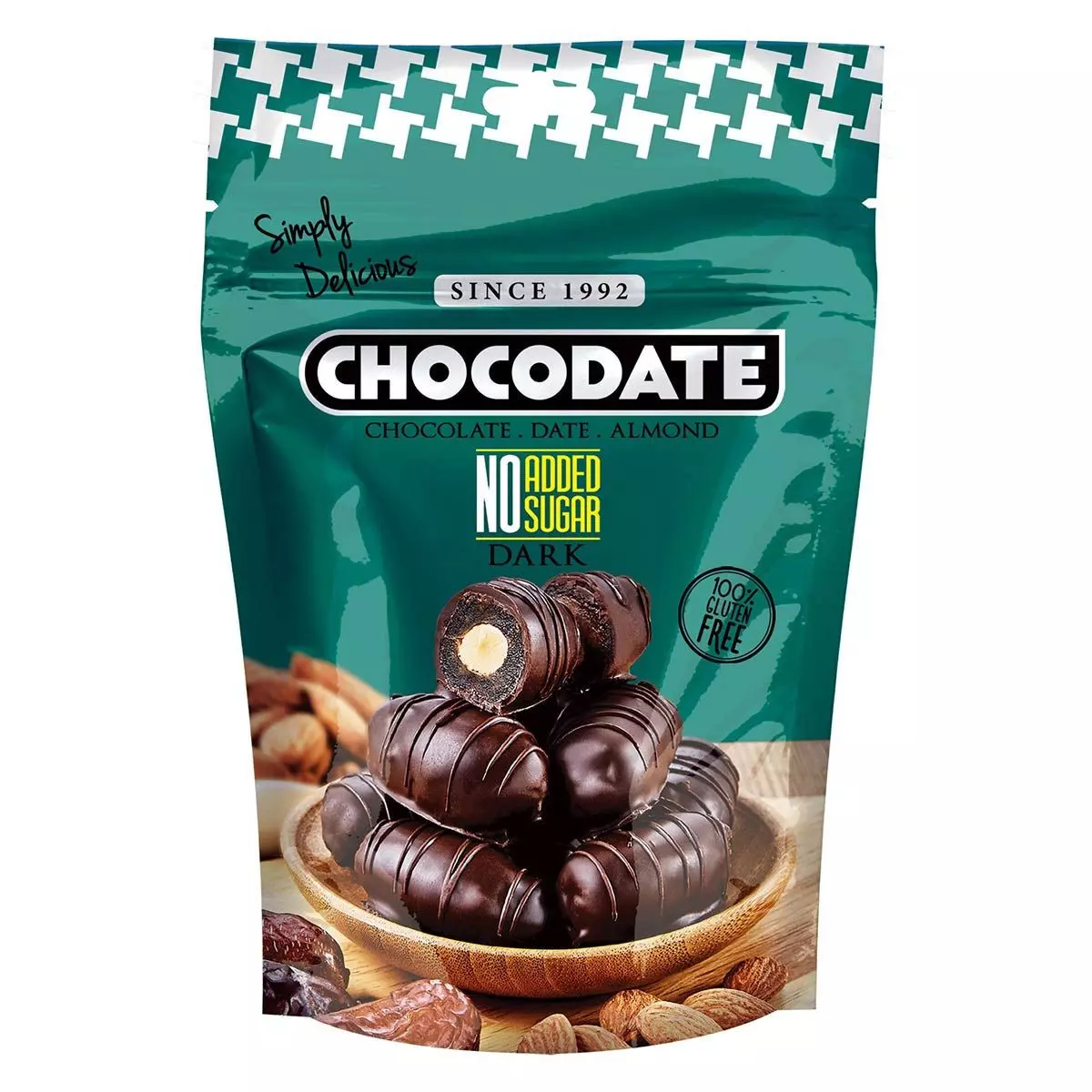 CHOCODATE DARK NO ADDED SUGAR 100G 