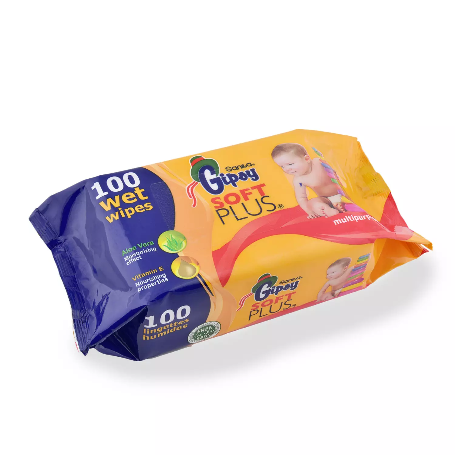 GIPSY SOFT PLUS WET WIPES *100