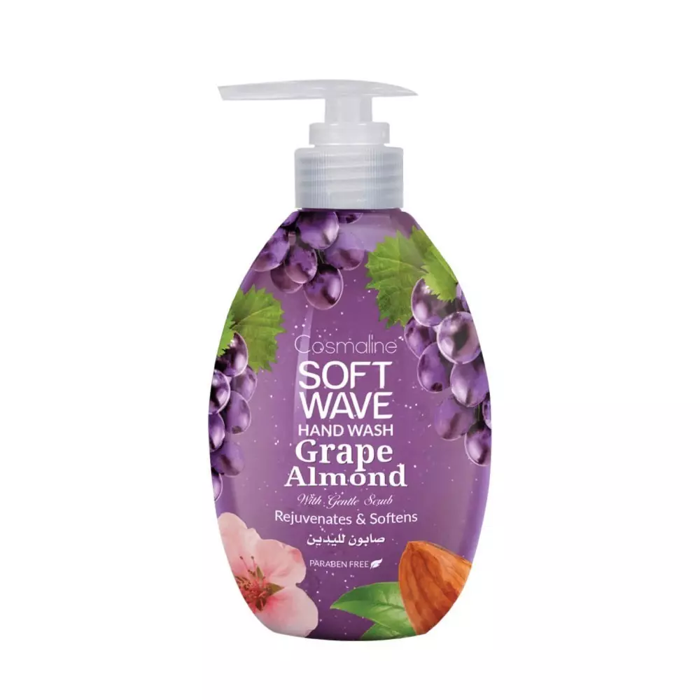 COSMALINE HAND WASH GRAPE ALMOND 550 ML