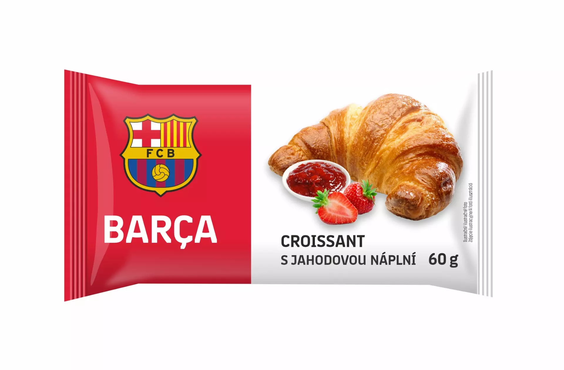 BARCA CROISSANT STRAWBERRY 60G