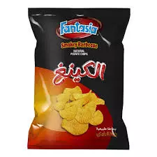 FANTASIA KING SMOKEY BARBECUE CHIPS 160 G