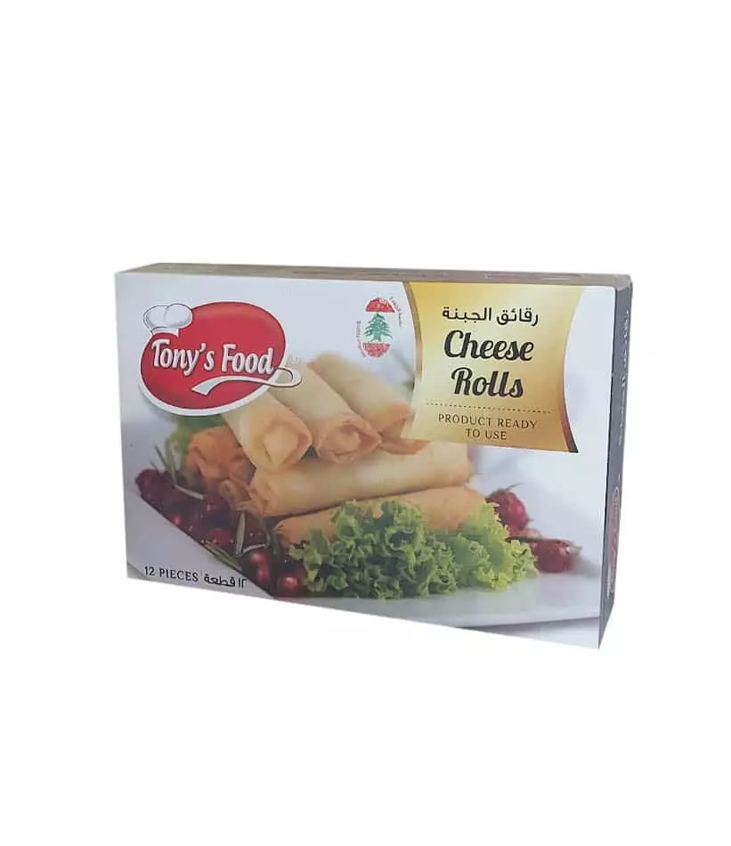 TONYS FOOD CHEESE ROLLS *12 250 G