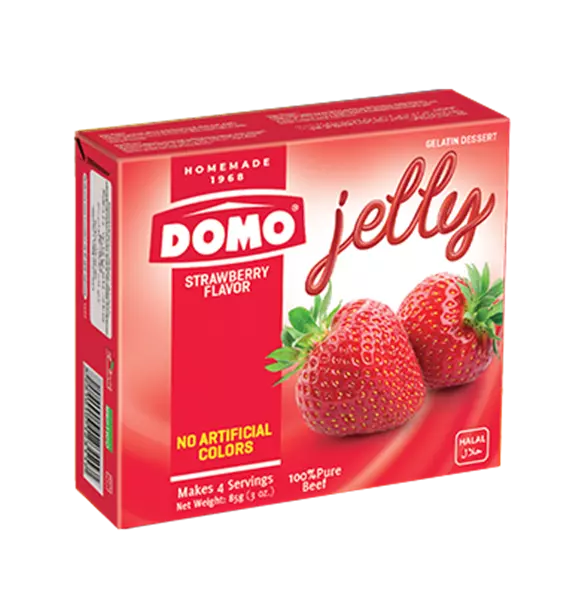 DOMO JELLY STRAWBERRY BEEF 85 G