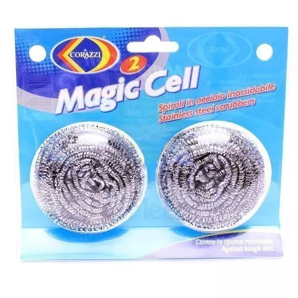 CORAZZI MAGIC 2 SPIRAL METALLIC SCOURERS