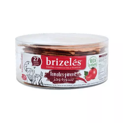 BRIZELES TOMATES PIMENT 145G
