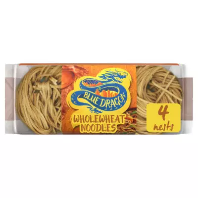 BLUE DRAGON WHOLEWHEAT NOODLES 250 G