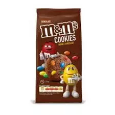 M&M COOKIES DOUBLE CHOCOLATE 180 G 
