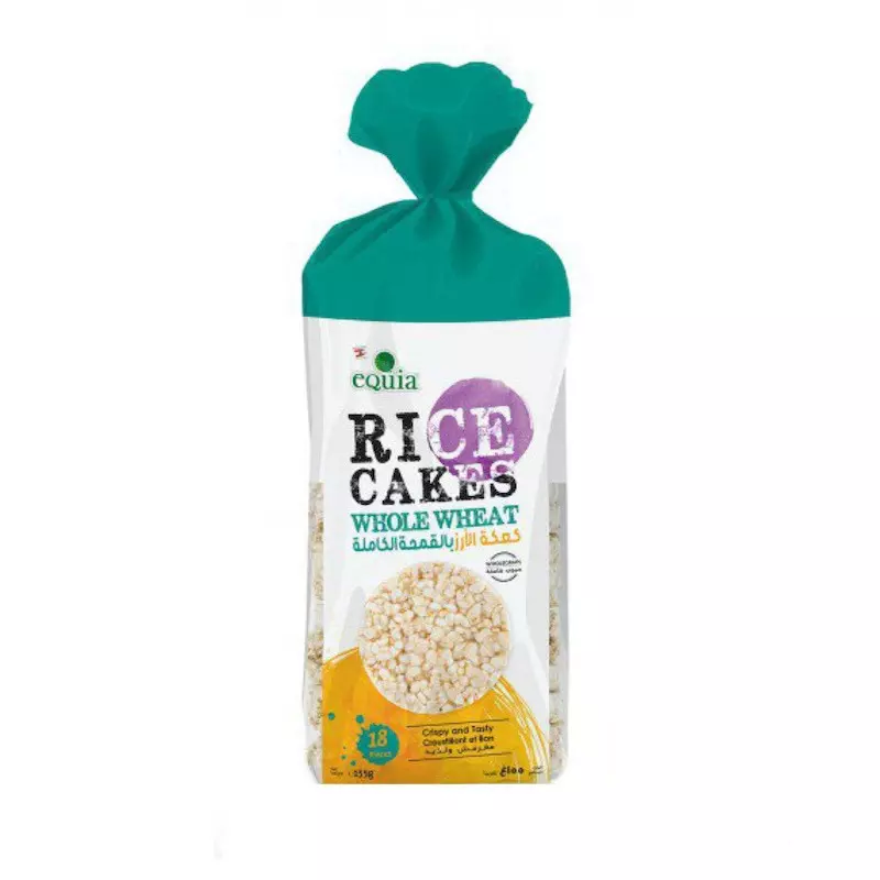 EQUIA RICE CAKE WHOLE WHEET 125G