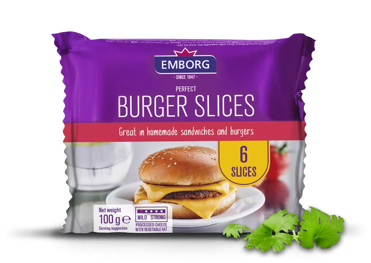 EMBORG BURGER SLICES 100 G