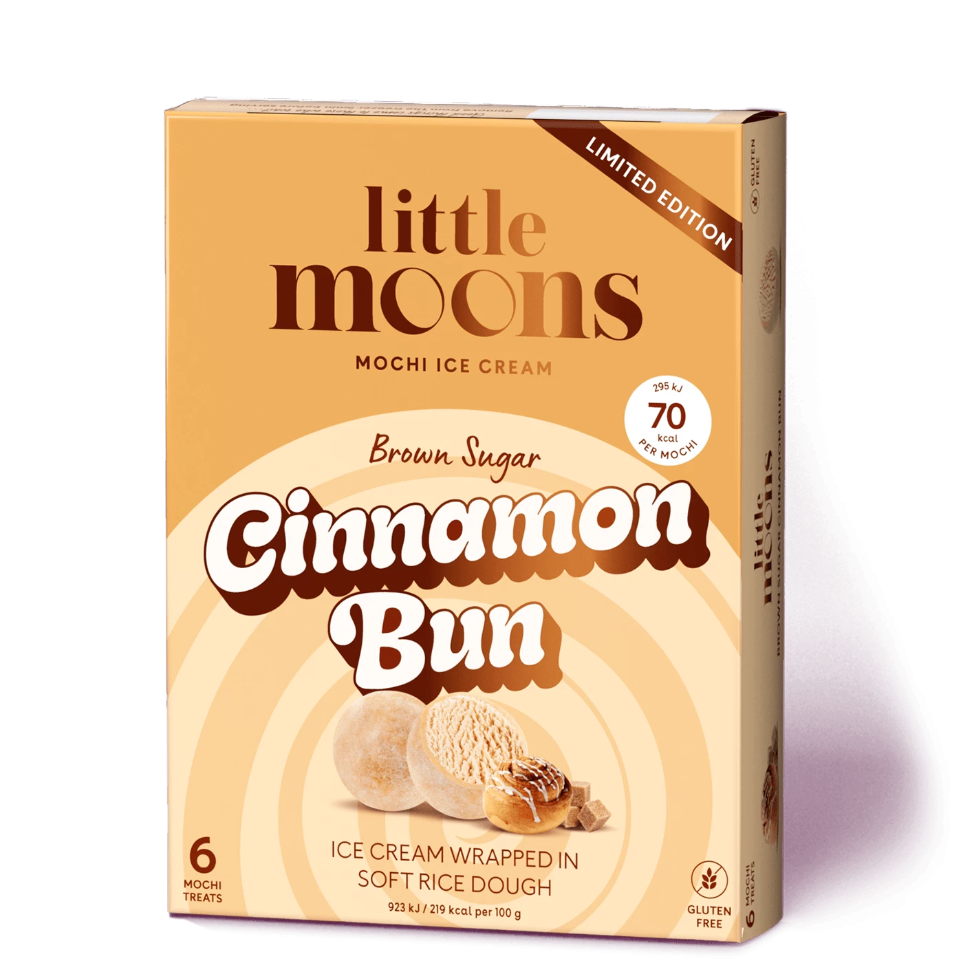 N LITTLE MOONS MOCHI ICE CREAM CINNAMON BUN *6