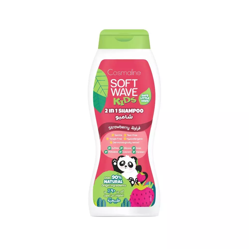 SOFTWAVE SHAMPOO KIDS 2IN1 STRAWBERRY 400ML 