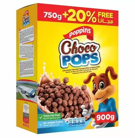 POPPINS CHOCO POPS 750G + 20%