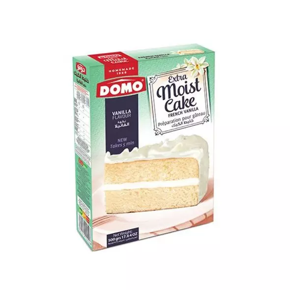 DOMO CAKE MIX VANILLA 500 G