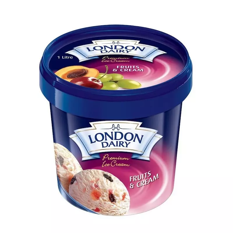 LONDON DAIRY FRUITS & CREAM 1L