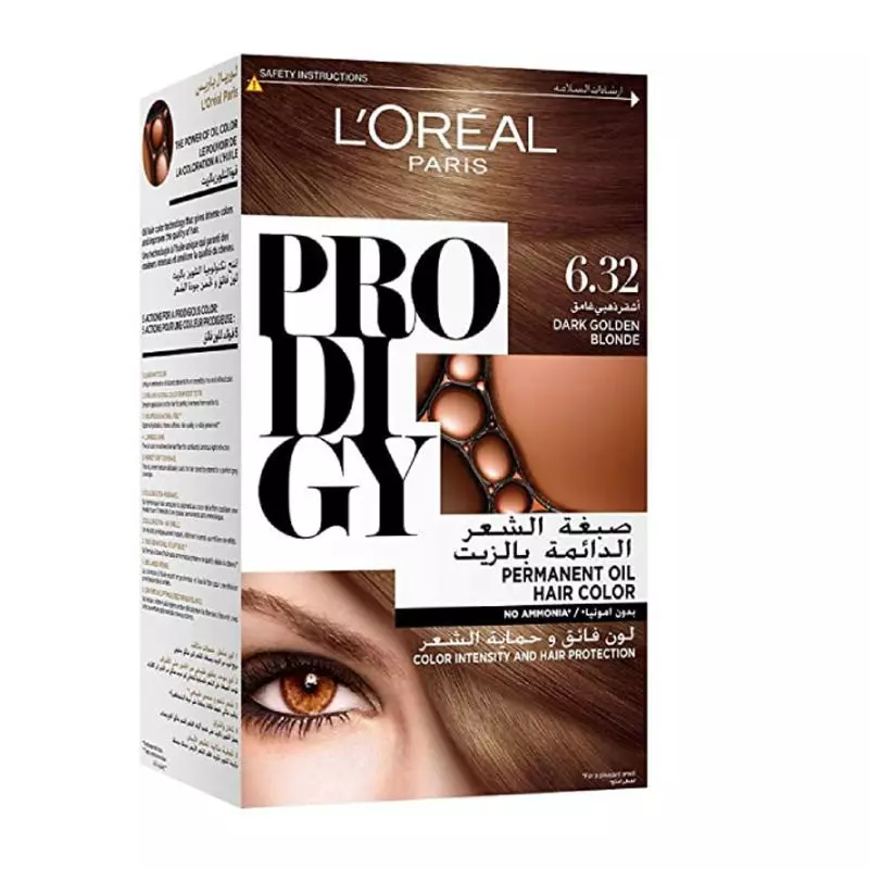LOREAL HAIRCOLOR DARK GOLDEN BLONDE #6.32