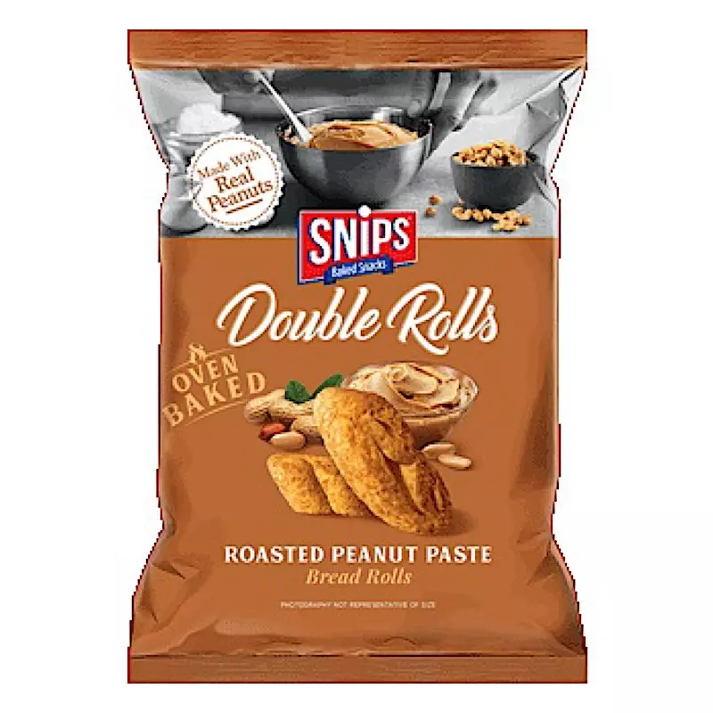 SNIPS DOUBLE ROLLS ROASTED PEANUT PASTE 80 G