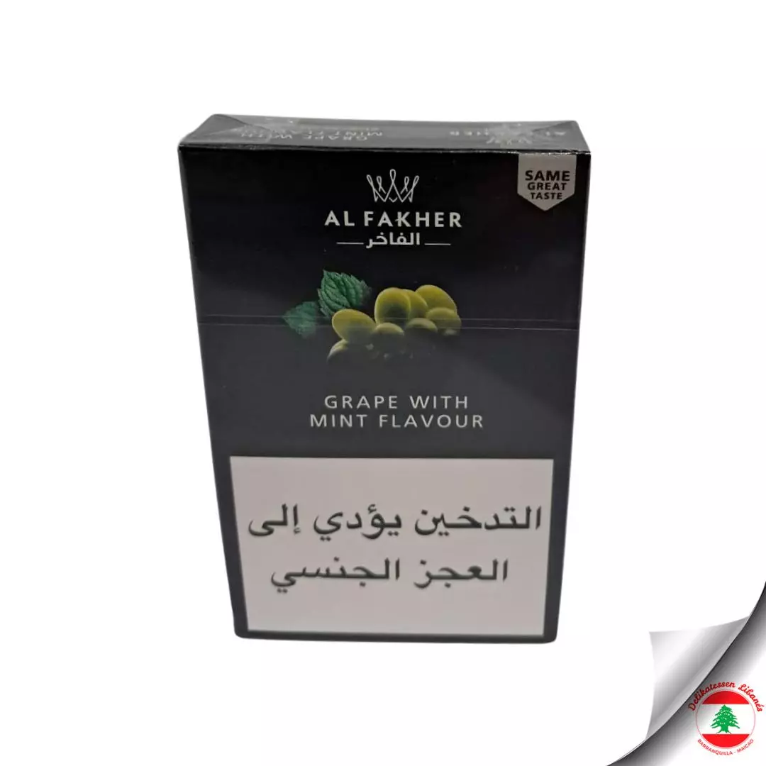 معسل الفاخر عنب ونعنع 50غ