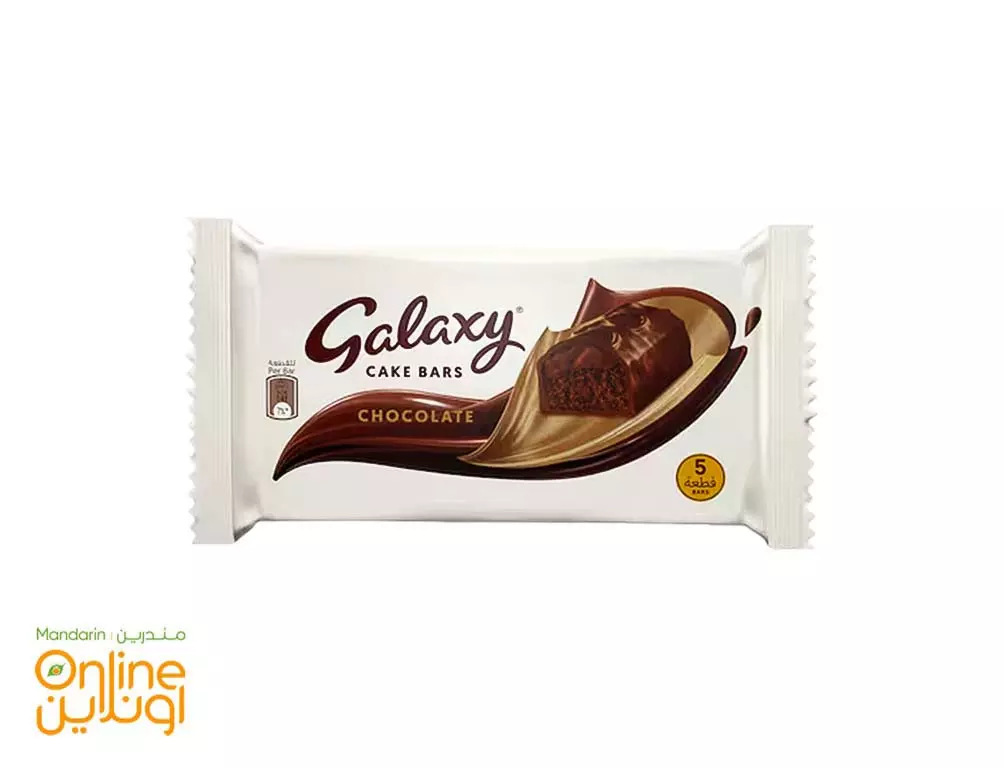 GALAXY CAKE CHOCOLATE BARS 135G