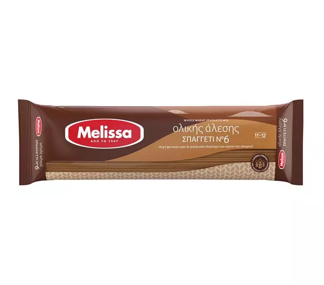 MELISSA SPAGHETTI WHOLE WHEAT 500 G