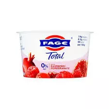 FAGE TOTAL 0% FAT WITH RASPBERRY POMEGRANATE 150 G