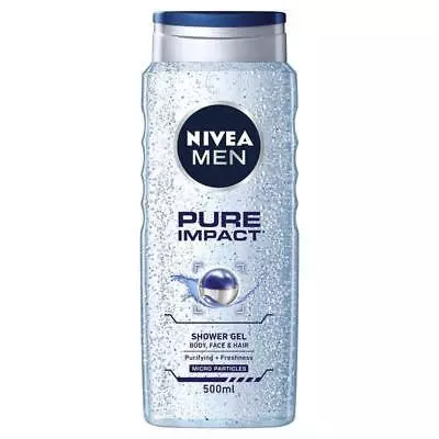 NIVEA SHOWER GEL PURE IMPACT 500 ML