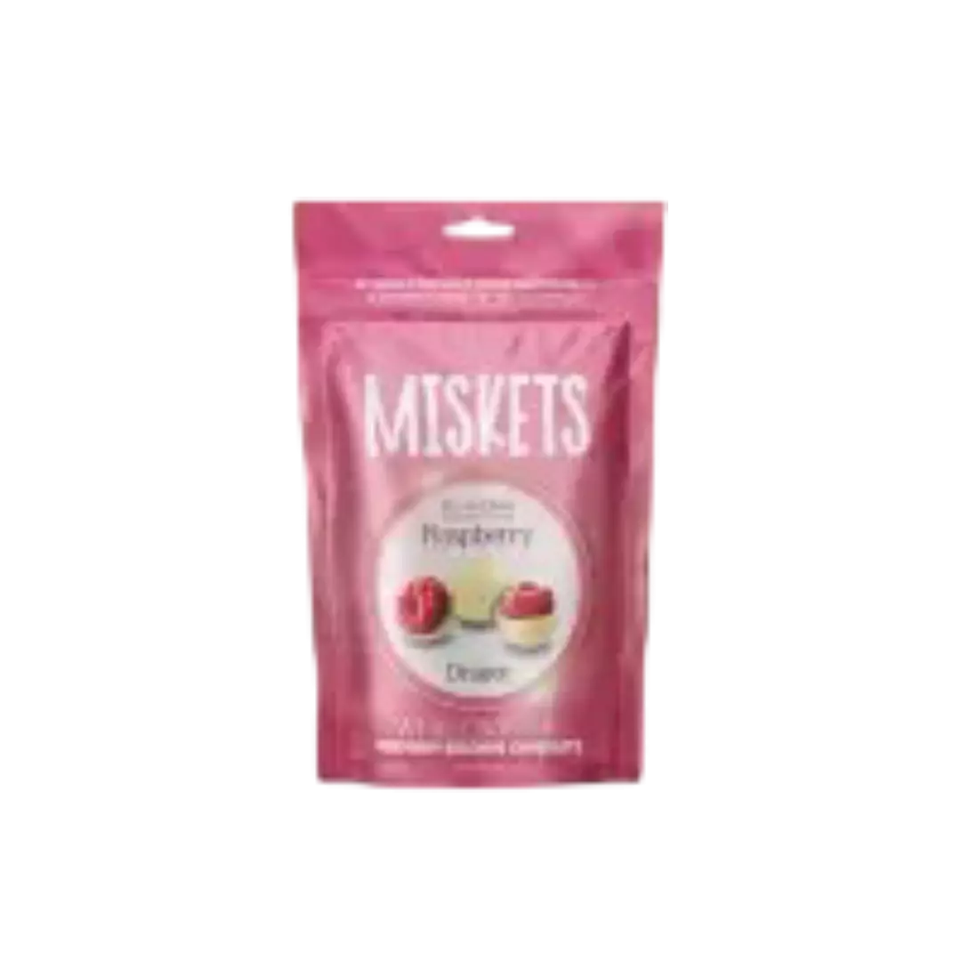 MISKETS FREEZE DRIED RASPBERRY WHITE CHOCO 80G