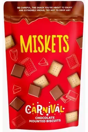 MISKETS CARNIVAL CHOCOLATE BISCUIT 80G 
