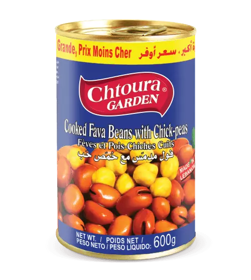 CHTOURA GARDEN FAVA BEANS WITH CHICKPEAS 600 G