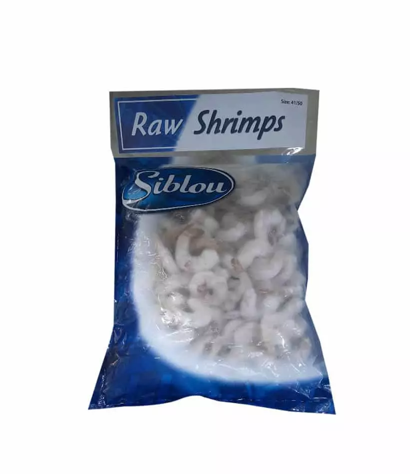 SIBLOU SHRIMPS RAW PEELED TAIL ON 41/50 1KG