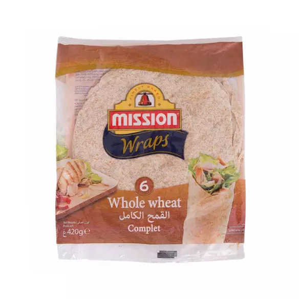 MISSION WHOLE WHEAT TORTILLAS 25 CM