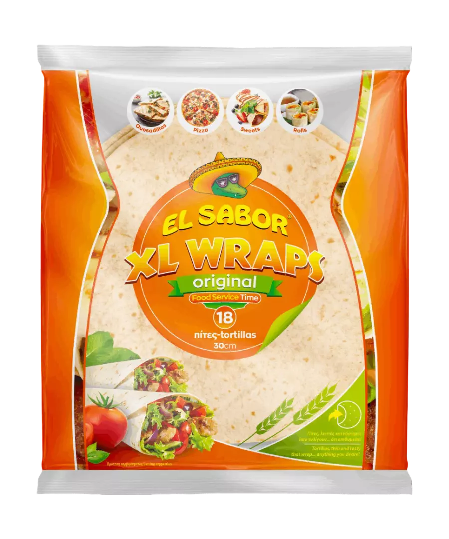 EL SABOR XL WRAPS TORTILLA 30 CM 1620 G