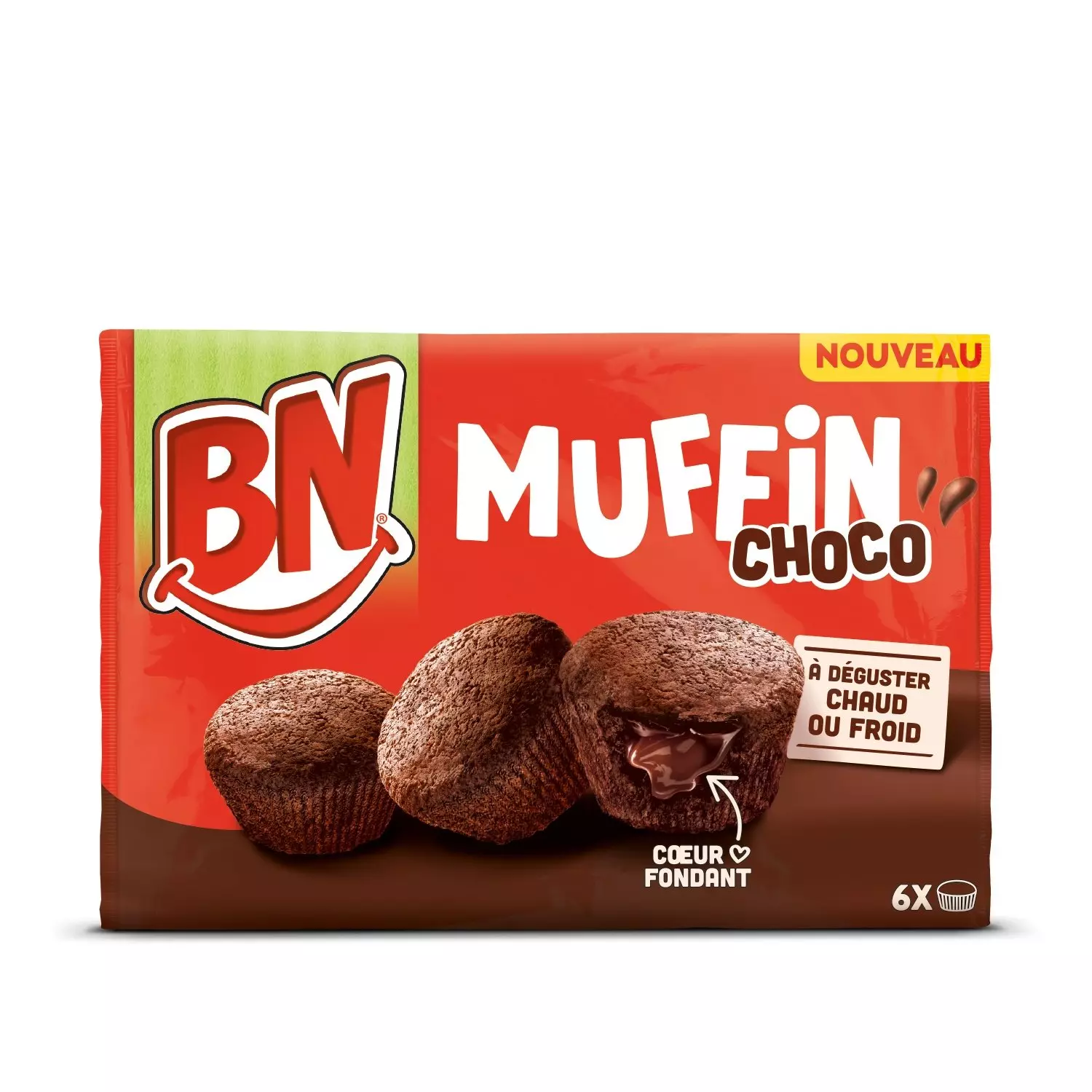 BN MUFFIN CHOCO *6 162 G