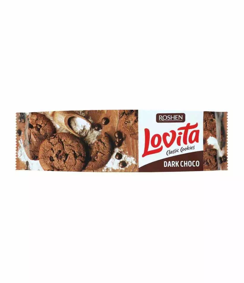 ROSHEN LOVITA CLASSIC COOKIES DARK COCOA 150 G