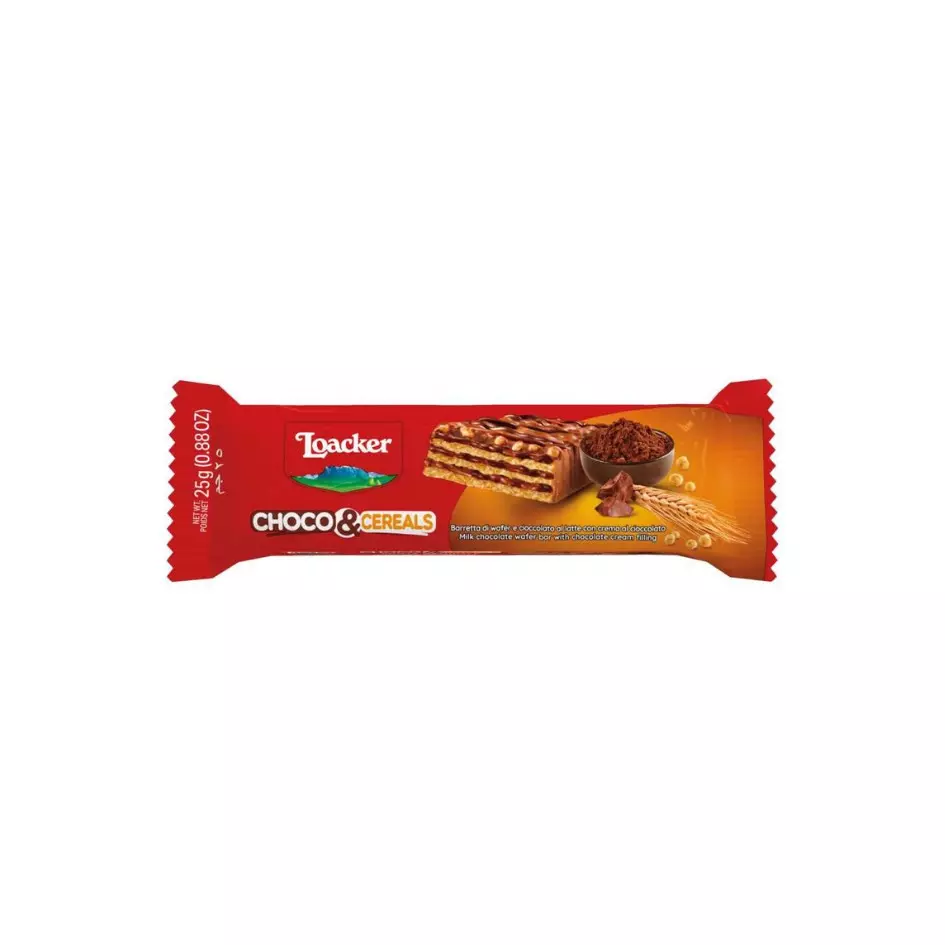LOACKER CHOCO & CEREALS 25 G