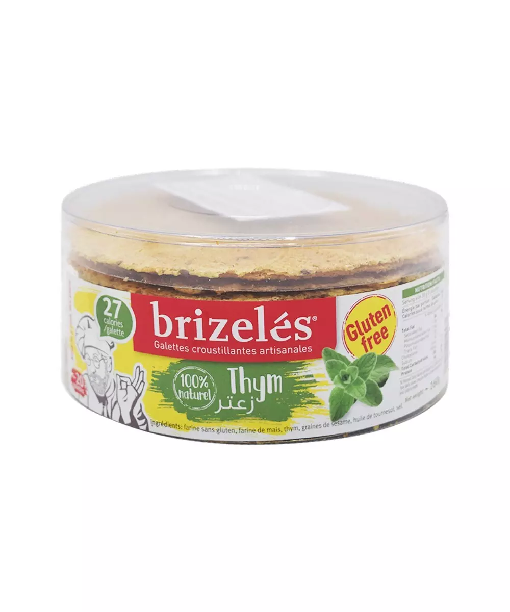 BRIZELES THYM GLUTEN FREE 150G