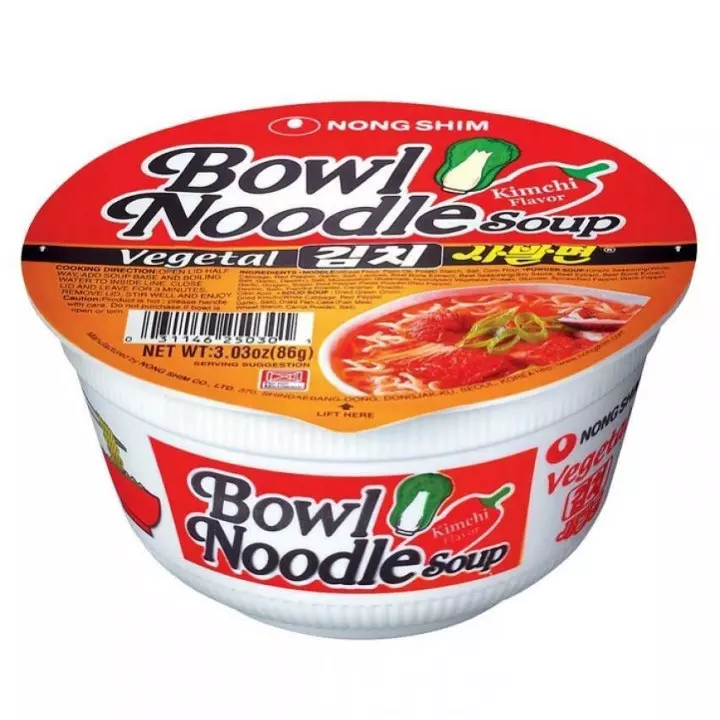 NONGSHIM KIMCHI BOWL NOODLES 86 G