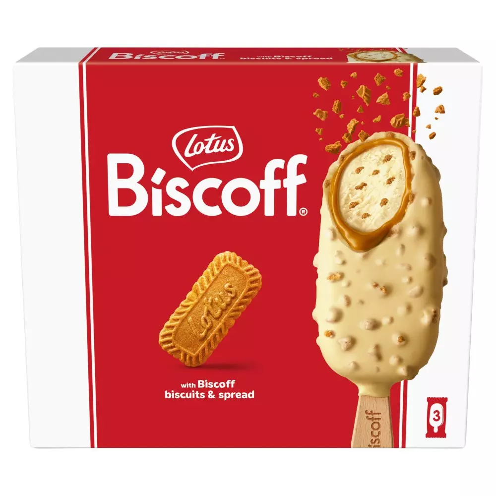 N LOTUS BISCOFF ICE CREAM STICK WHITE *3