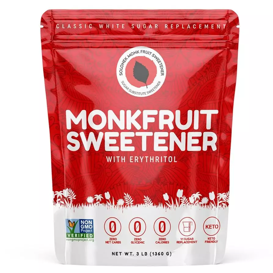 SOLONEK MONKFRUIT SWEETENER WITH ERYTHRITOL 1360G